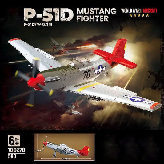 P51D Mustang Fighter | 581PCS